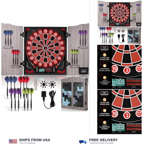 Electronic dart board cabinet - dart,
