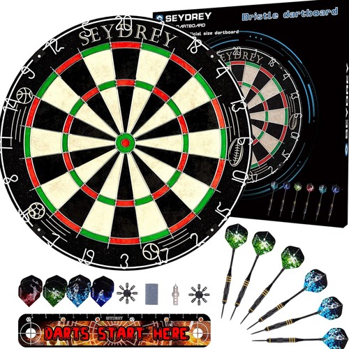 Dartboard set sisal - 17.75",